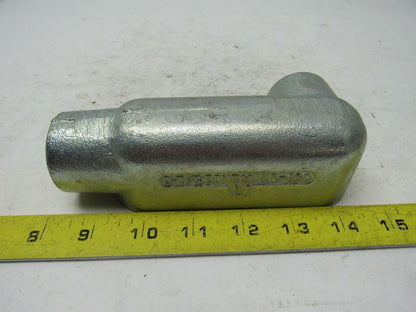 OZ Gedney LL-100 Conduit Body Thread Size 1" Iron Style L  Lot of 6