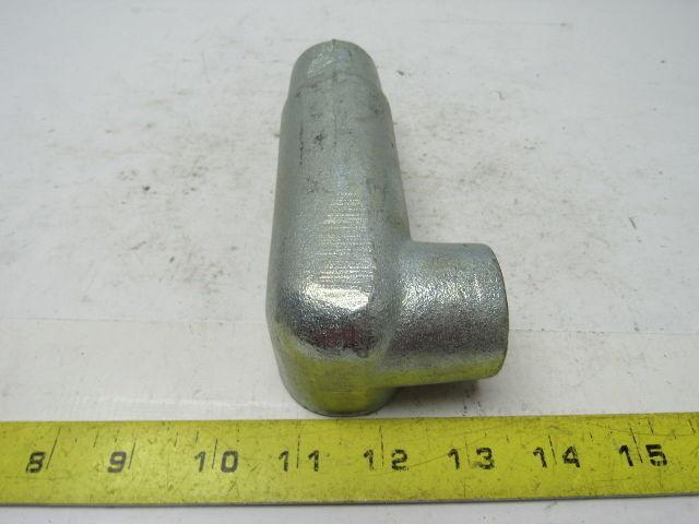 OZ Gedney LL-100 Conduit Body Thread Size 1" Iron Style L  Lot of 6