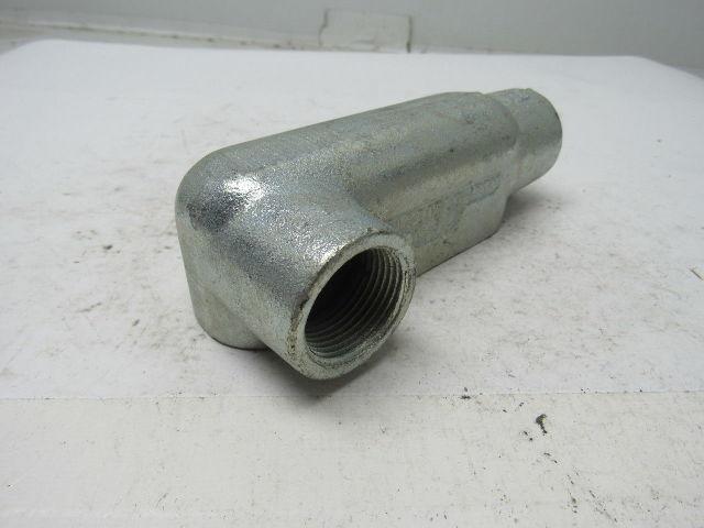 OZ Gedney LL-100 Conduit Body Thread Size 1" Iron Style L  Lot of 6