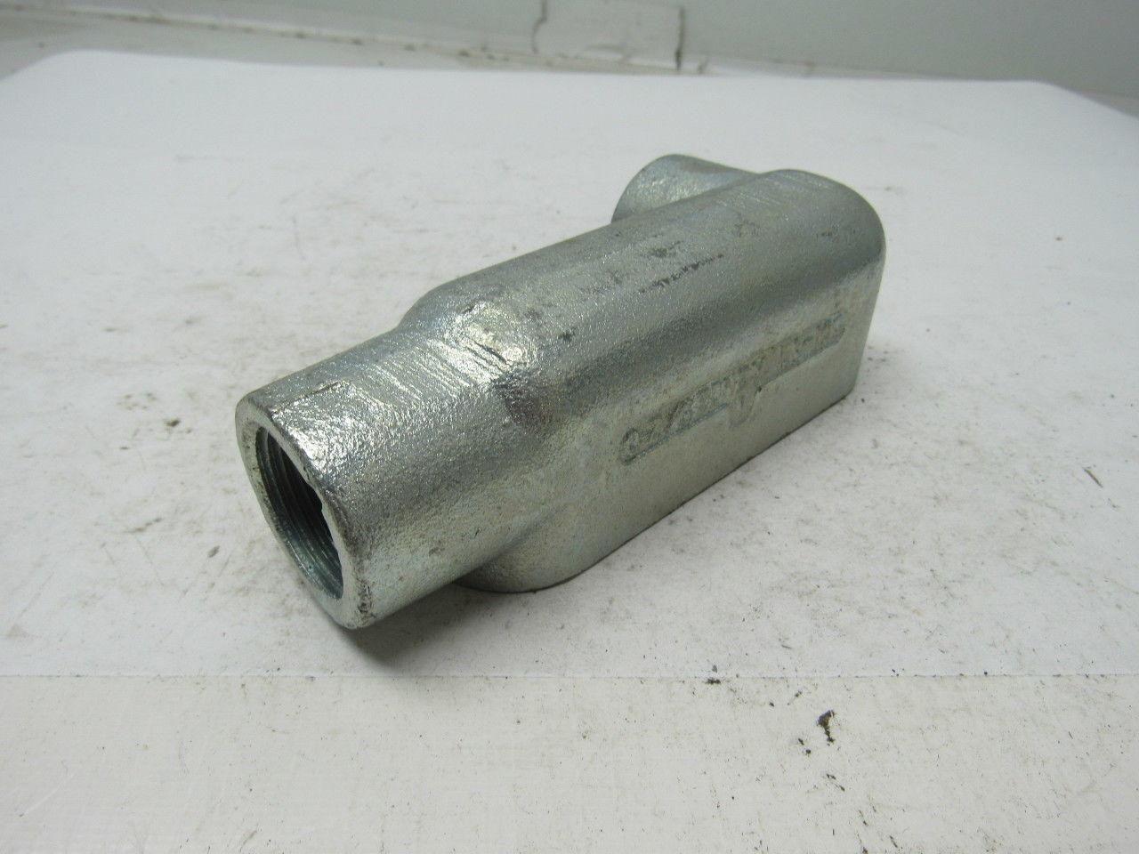 OZ Gedney LL-100 Conduit Body Thread Size 1" Iron Style L  Lot of 6
