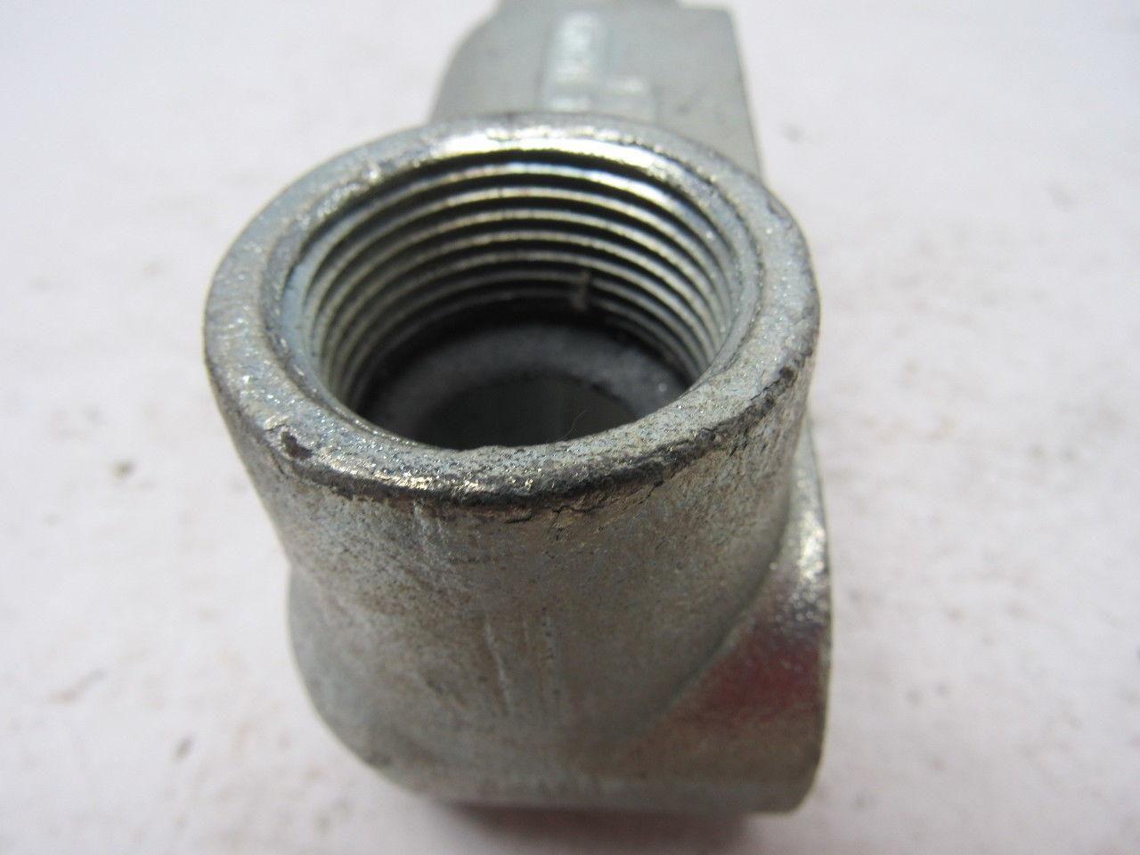 OZ Gedney LL-100 Conduit Body Thread Size 1" Iron Style L  Lot of 6