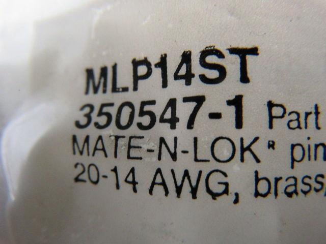 AMP 350547-1 Mate-N-Lock Pin 20-14 AGW Bag of 100