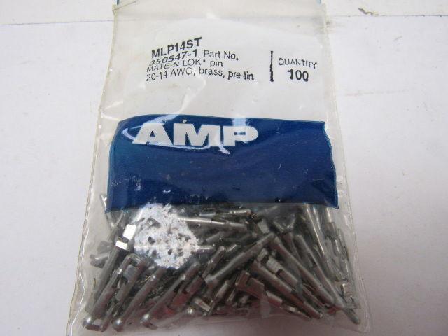 AMP 350547-1 Mate-N-Lock Pin 20-14 AGW Bag of 100