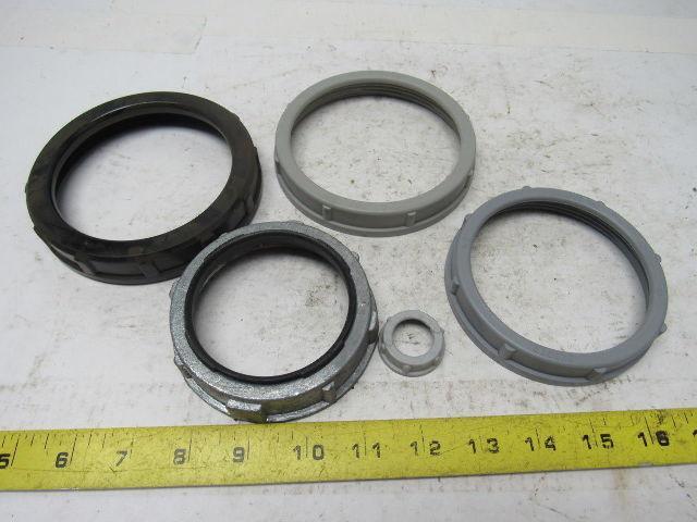Mixed lot Of 38 Threaded Conduit Bushings Per Description