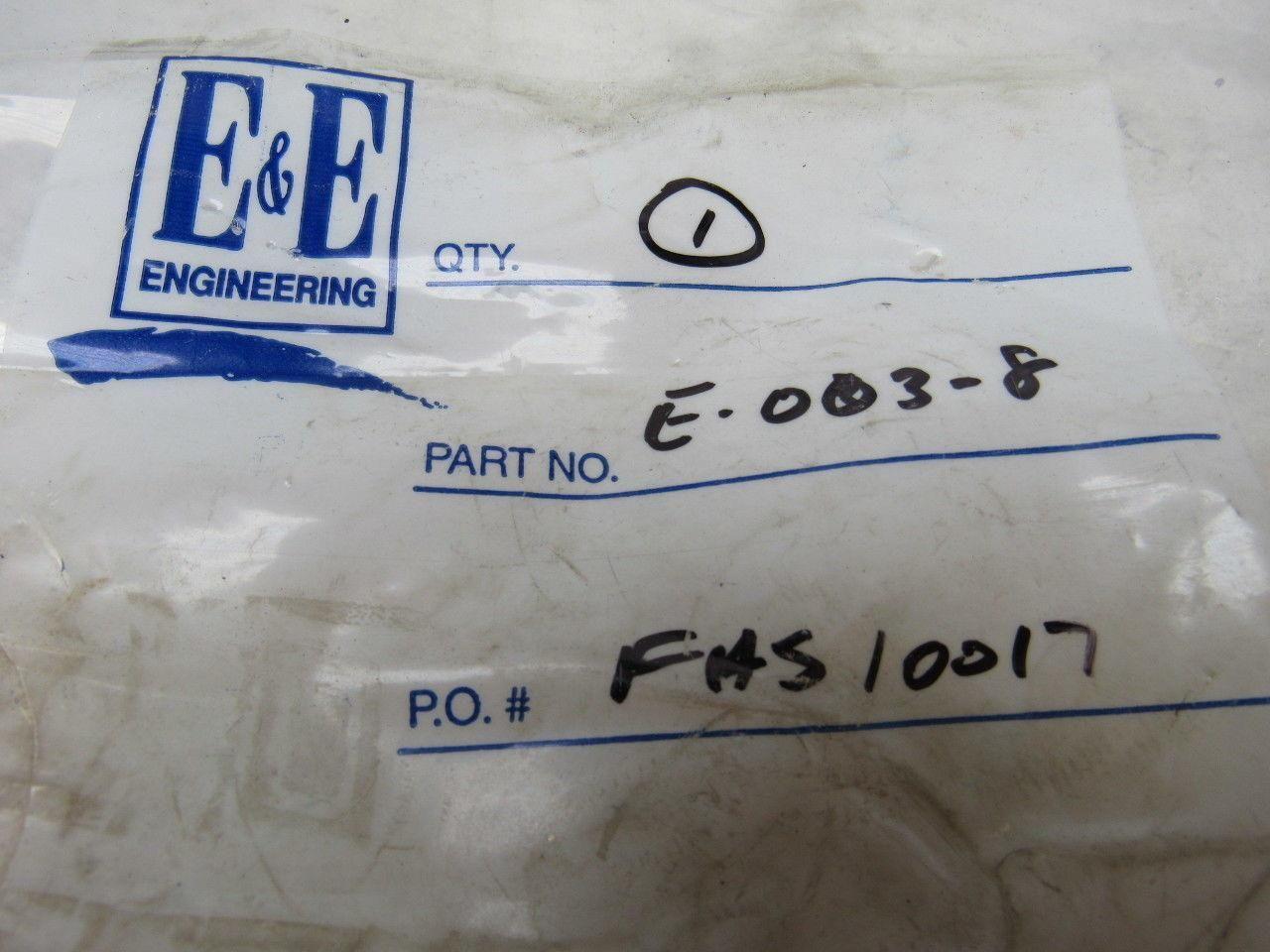E&E Engineering E-003-8 Switch Dog Round 8" Rod  1/2"-20 Thread 2" Switch