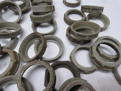 1-1/2" Plastic Insulating Conduit Bushing Rigid Metal IMC Lot Of 53
