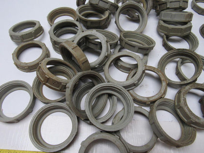 1-1/2" Plastic Insulating Conduit Bushing Rigid Metal IMC Lot Of 53