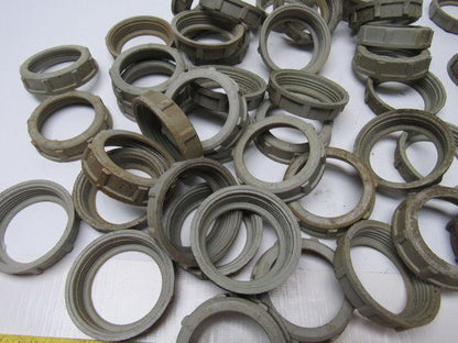 1-1/2" Plastic Insulating Conduit Bushing Rigid Metal IMC Lot Of 53