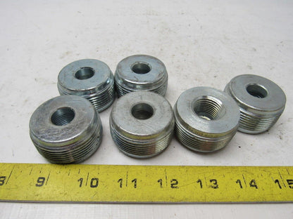 Crouse Hinds RE51 1-1/2" X 1/2" Heavy Wall Conduit Reducer Lot of 6