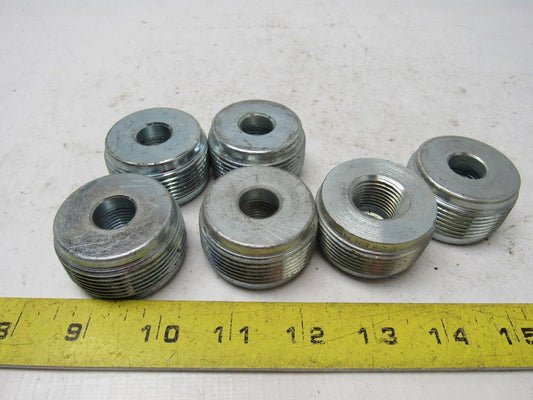 Crouse Hinds RE51 1-1/2" X 1/2" Heavy Wall Conduit Reducer Lot of 6