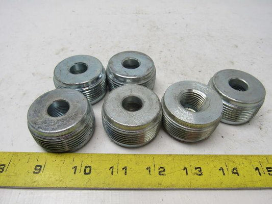 Crouse Hinds RE51 1-1/2" X 1/2" Heavy Wall Conduit Reducer Lot of 6