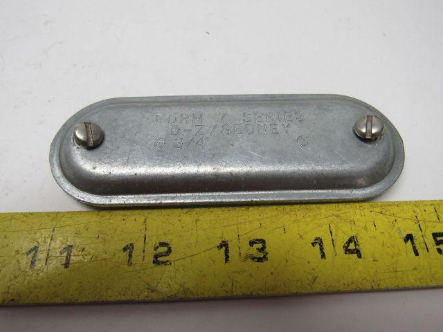 OZ Gedney Form 7 3/4" Conduit  Outlet Body Cover