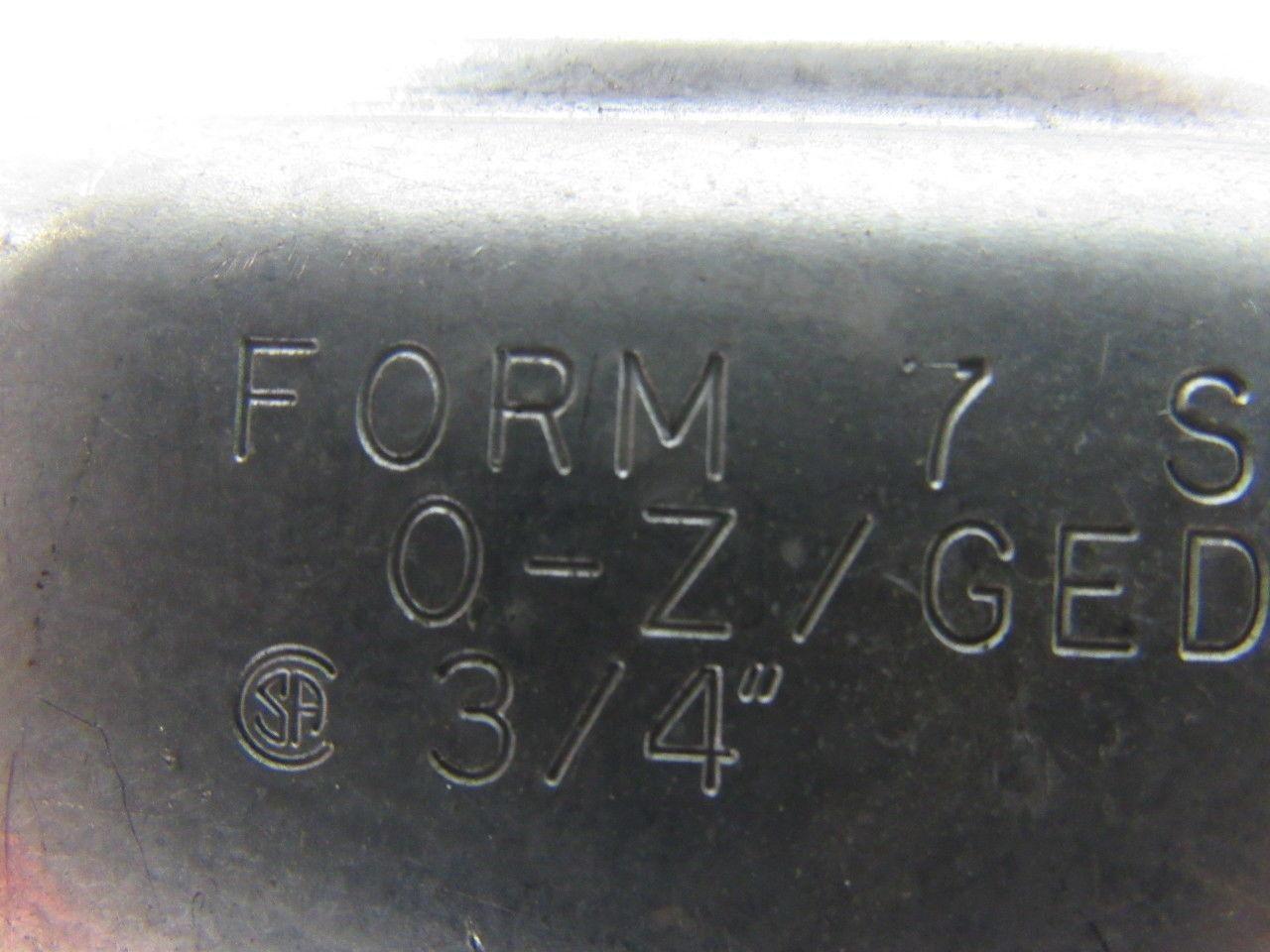 OZ Gedney Form 7 3/4" Conduit  Outlet Body Cover