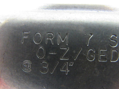 OZ Gedney Form 7 3/4" Conduit  Outlet Body Cover