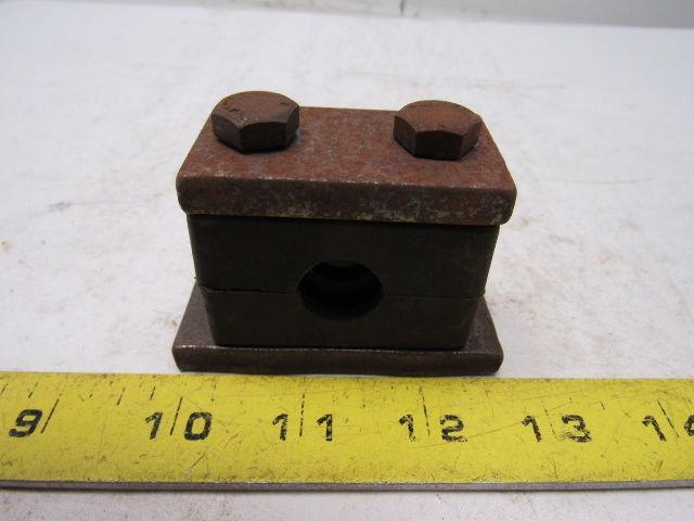 5/8" Pipe Tube Clamp W/Bolts Weld Mount Lot of 13