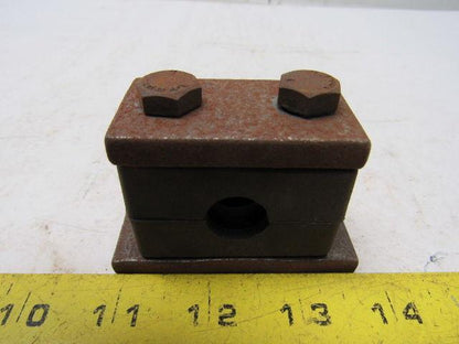 5/8" Pipe Tube Clamp W/Bolts Weld Mount Lot of 13