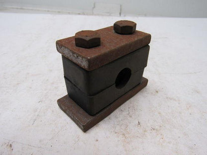 5/8" Pipe Tube Clamp W/Bolts Weld Mount Lot of 13