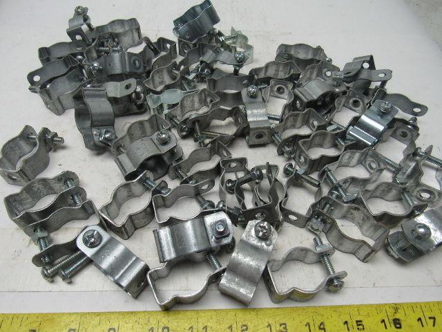Hubbell Raco 2054 1" Steel Conduit Hanger W/Nut & Bolt Trade Size 2 Lot of 58