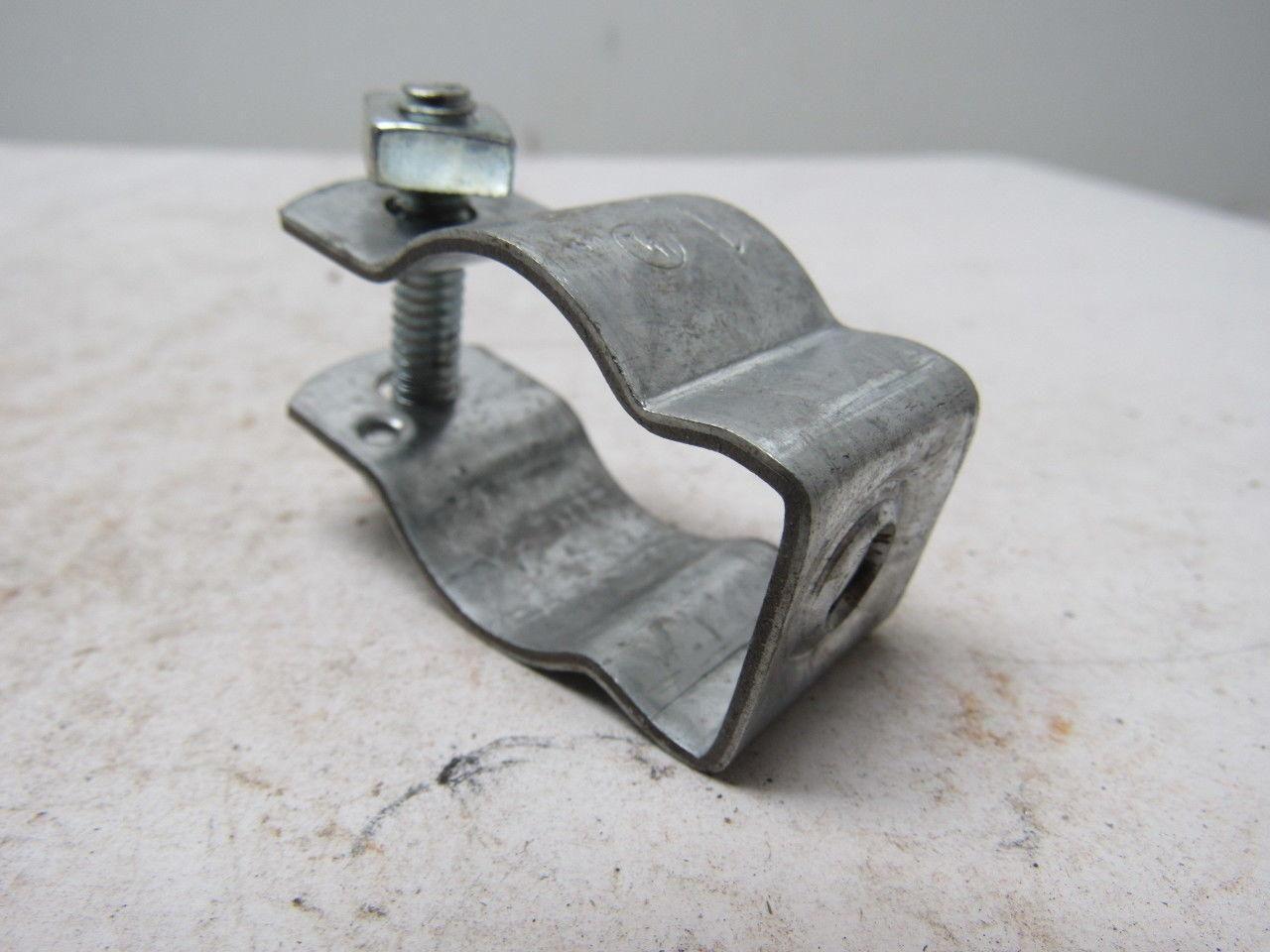 Hubbell Raco 2054 1" Steel Conduit Hanger W/Nut & Bolt Trade Size 2 Lot of 58