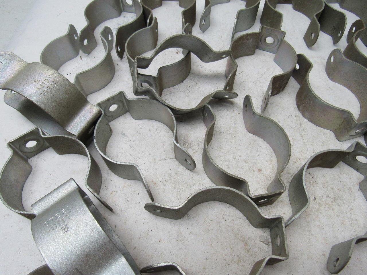 Steel City Size 5 Galvanized Conduit Hanger 2" Lot of 31 W/out Bolts