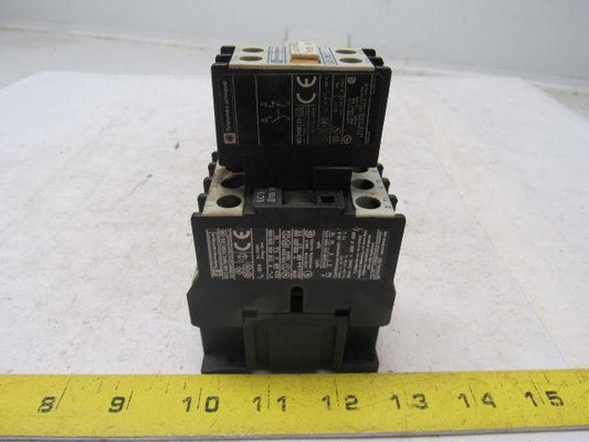 Telemecanique LC1D1810 4 Pole Contactor 230V W/LA1DN11 Auxiliary Contact Block