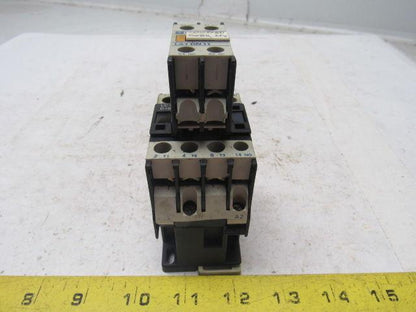 Telemecanique LC1D1810 4 Pole Contactor 230V W/LA1DN11 Auxiliary Contact Block