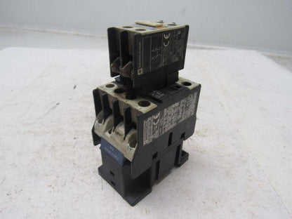 Telemecanique LC1D1810 4 Pole Contactor 230V W/LA1DN11 Auxiliary Contact Block