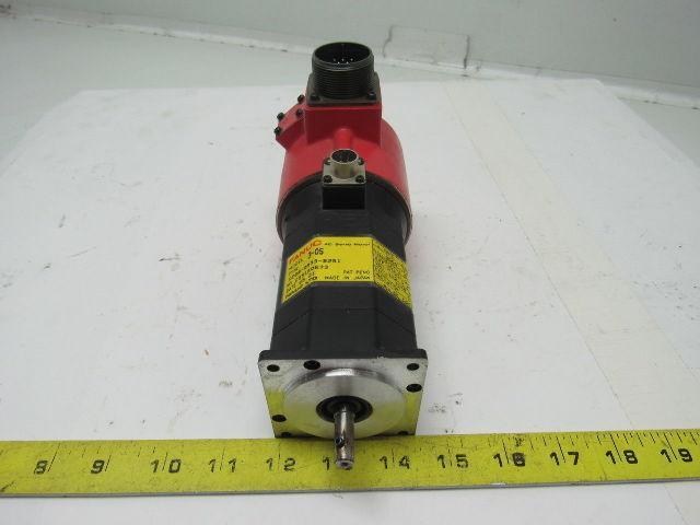 Fanuc A06B-0533-B251 AC Servo Motor 3PH 6 Poles 3000RPM 112V Pulse coder