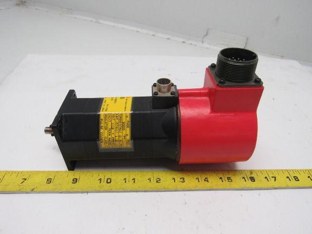 Fanuc A06B-0533-B251 AC Servo Motor 3PH 6 Poles 3000RPM 112V Pulse coder