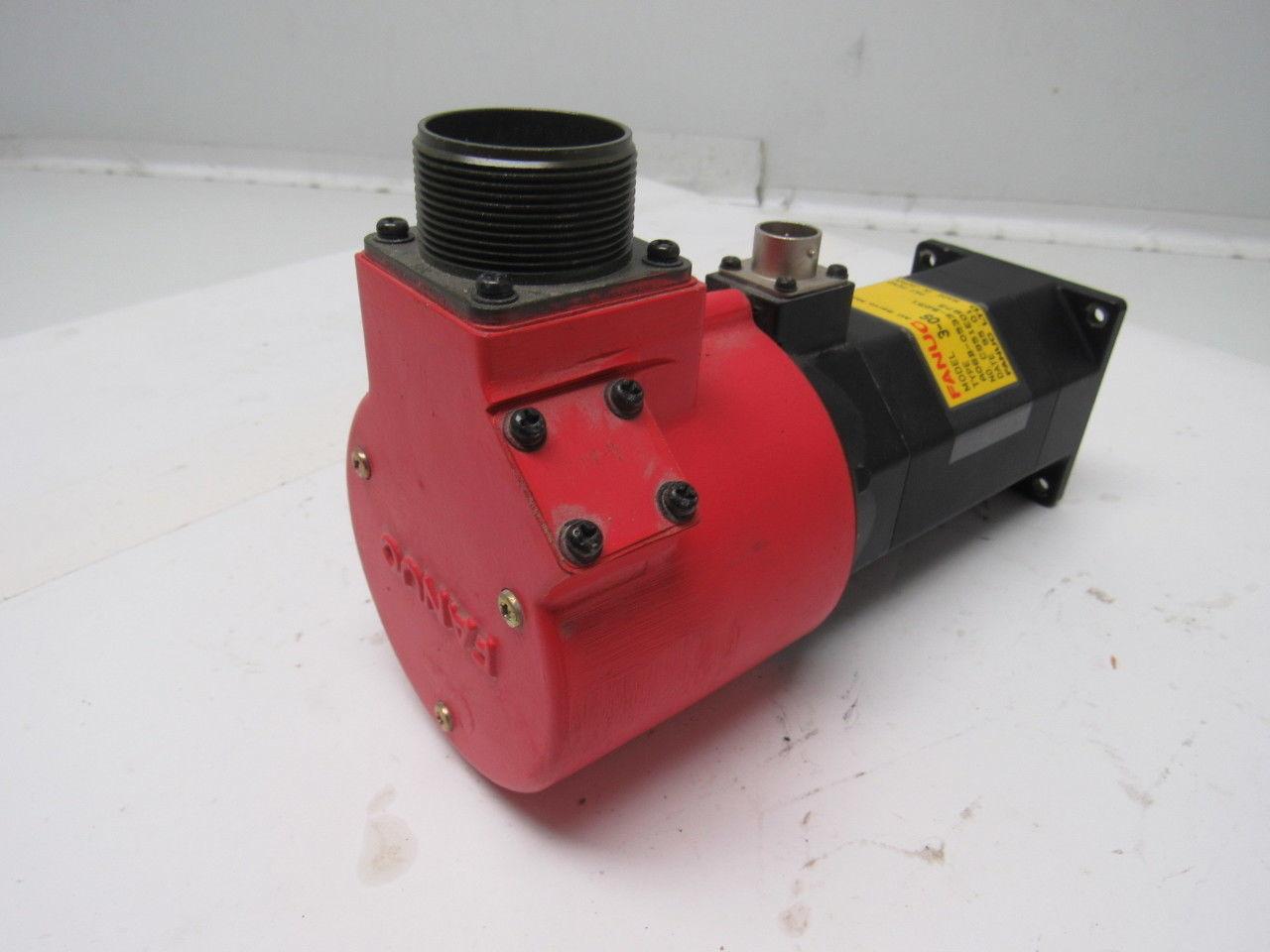 Fanuc A06B-0533-B251 AC Servo Motor 3PH 6 Poles 3000RPM 112V Pulse coder