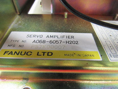 Fanuc A06B-6057-H202 AC Digital Servo Drive Amplifier