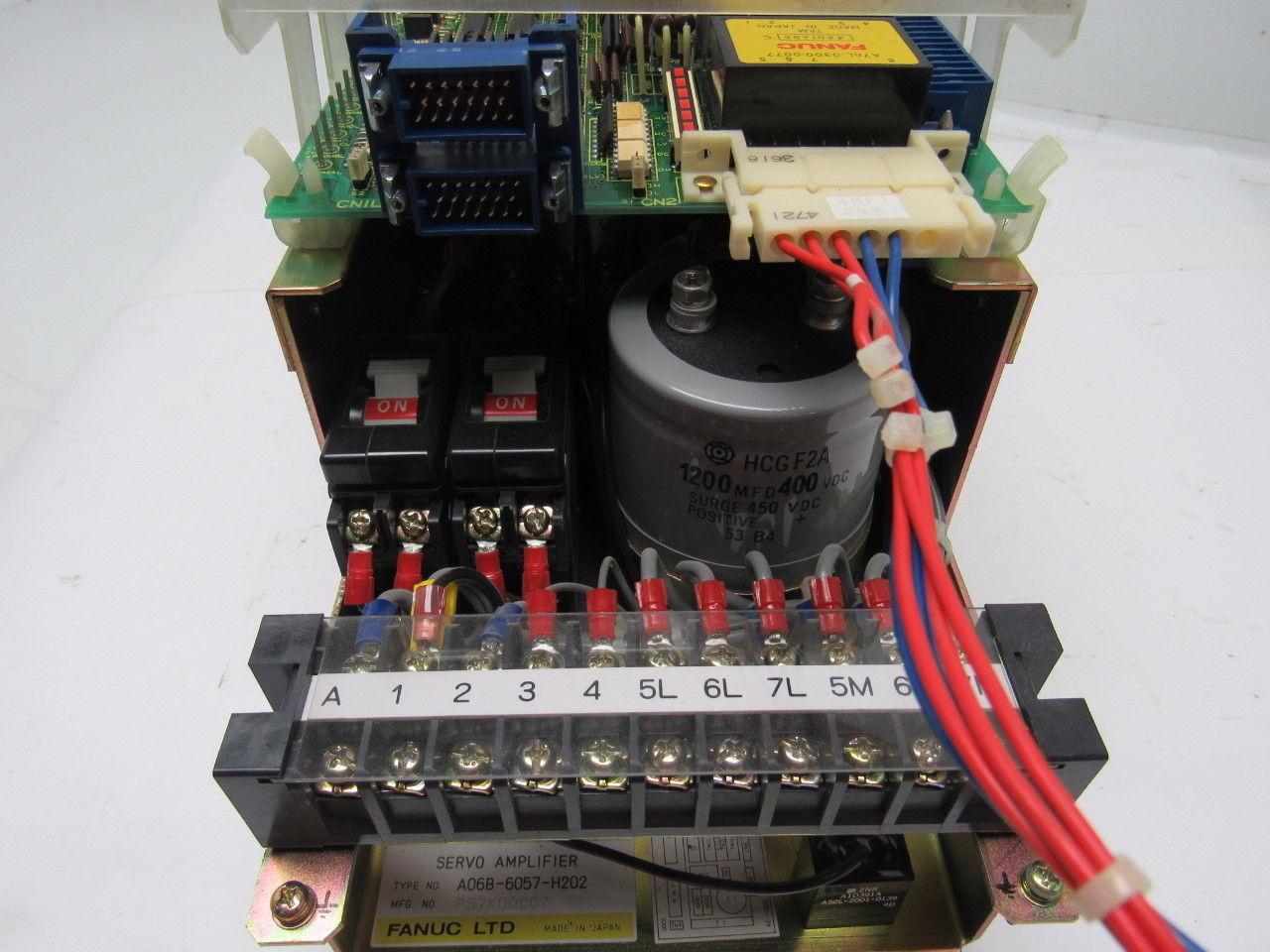 Fanuc A06B-6057-H202 AC Digital Servo Drive Amplifier