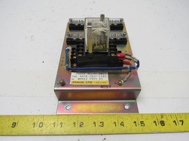 Fanuc A05B-2047-C185 Purge Relay Unit