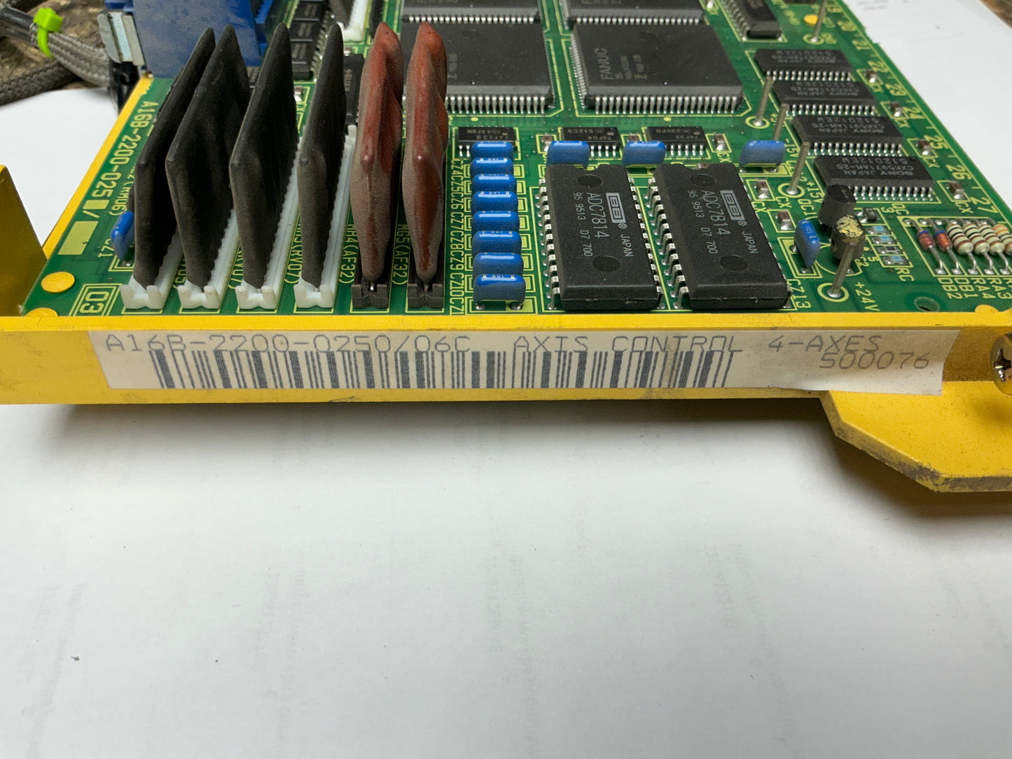 Fanuc A16B-2200-0250/06C CNC Axis Control Circuit Board 4 Axes