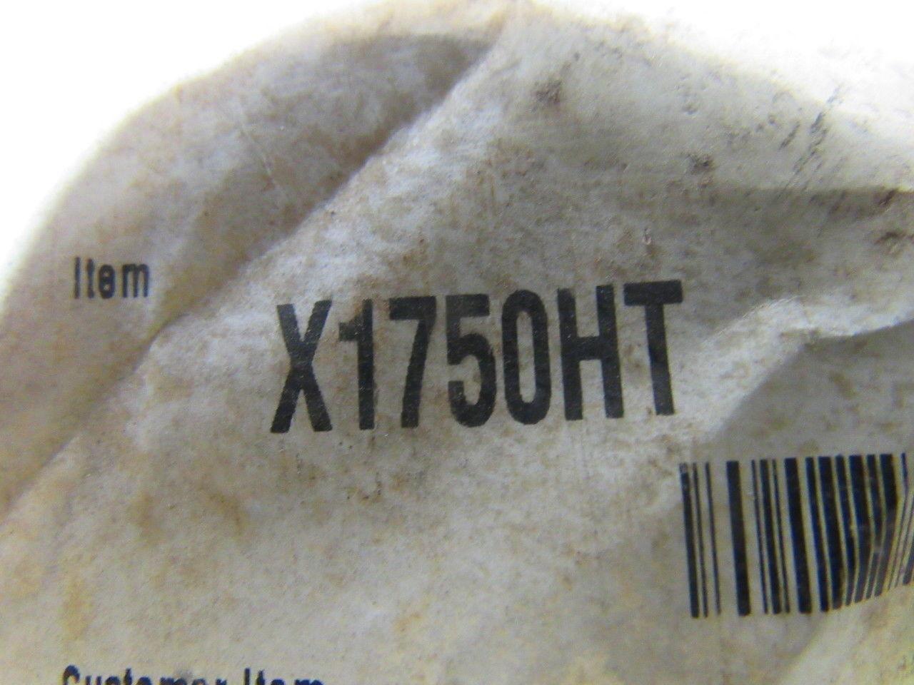 TRIM LOK X1750HT Bulb Seal "D" Style 1" OD 1/2" Flat W/ Adhesive By Roll