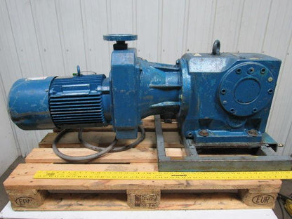 SEW-EURODRIVE DF44DV132N4BN15NR 10HP 3PH Motor Variable Speed 62.1:1 Gearbox