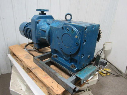 SEW-EURODRIVE DF44DV132N4BN15NR 10HP 3PH Motor Variable Speed 62.1:1 Gearbox