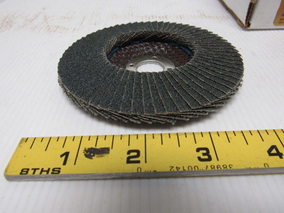 Norton 19263 Charger 60 Grit Flap Disc 4" X 5/8" Box Of 5