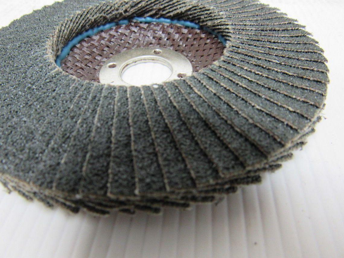Norton 19263 Charger 60 Grit Flap Disc 4" X 5/8" Box Of 5