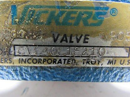 Vickers CVC40L1S210 Slip-in Hydraulic Cartridge Valve