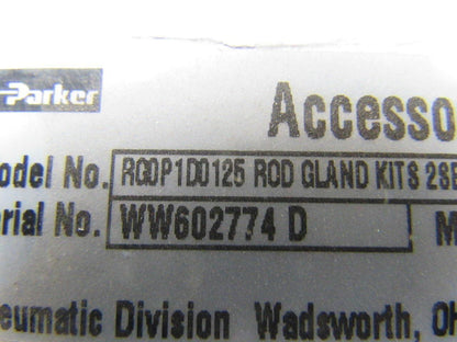 Parker RG0P1D0125 P1D Series Air Cylinder Gland Cartridge Seal Kit