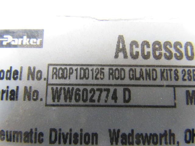 Parker RG0P1D0125 P1D Series Air Cylinder Gland Cartridge Seal Kit