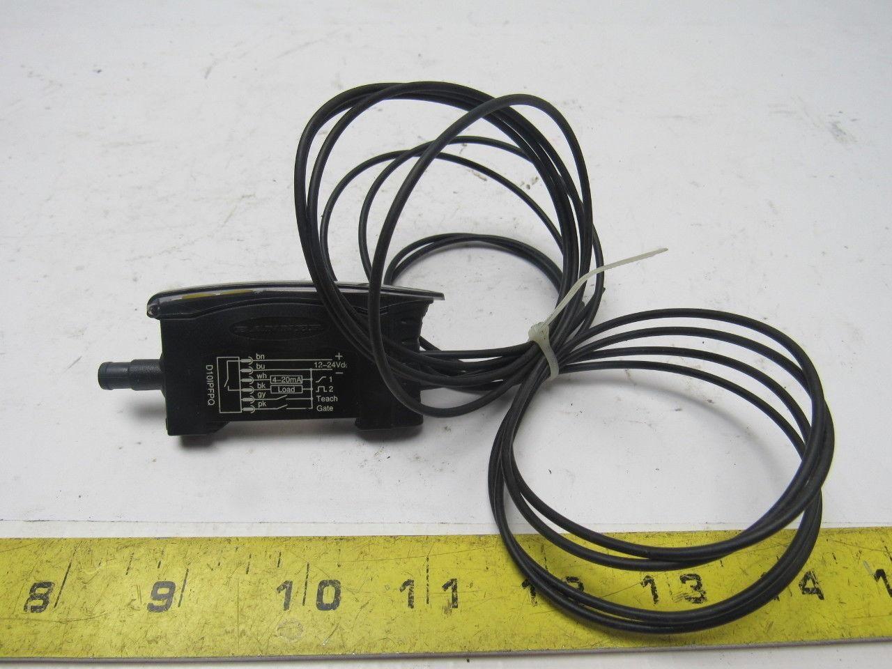 Banner D10IPFPQ D10 Expert Analog & Discrete Output Red Beam 6-pin Cable