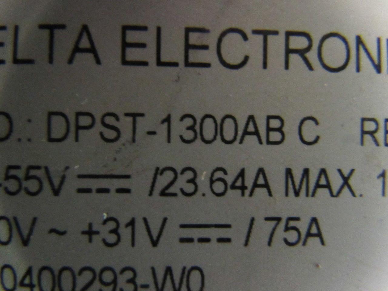 DELTA DPST-1300AB C Power Supply Rev:01  New Old Stock W/Test Data