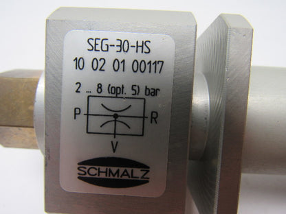 Schmalz SEG-30-HS Exhaust Ejector Check Valve For  Vacuum System Lifter MS6-01