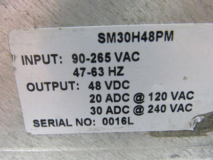 PECO II SM30H48PM 20/30A Switchmode Regulated Rectifier 120/220V Input