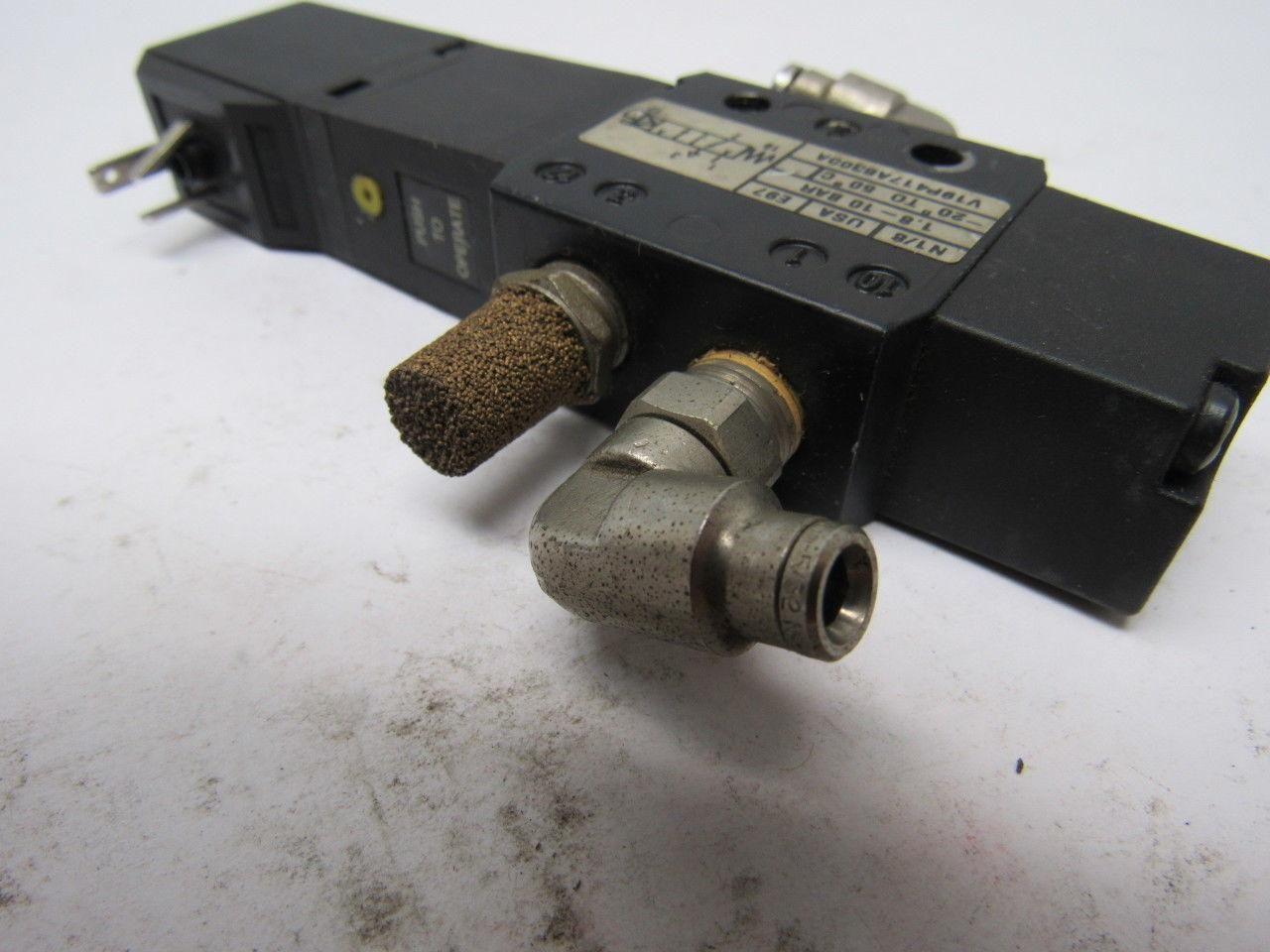 Norgren V19P417AB300A Pneumatic Valve 1/8" Ports