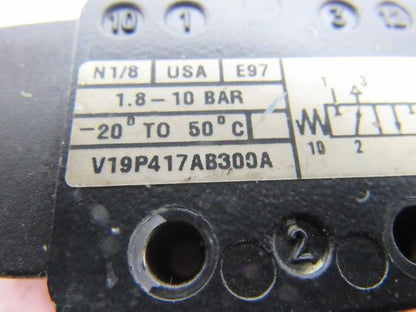 Norgren V19P417AB300A Pneumatic Valve 1/8" Ports