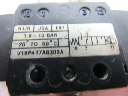 Norgren V19P417AB300A Pneumatic Valve 1/8" Ports