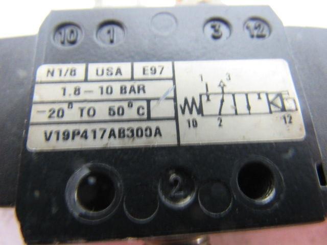 Norgren V19P417AB300A Pneumatic Valve 1/8" Ports